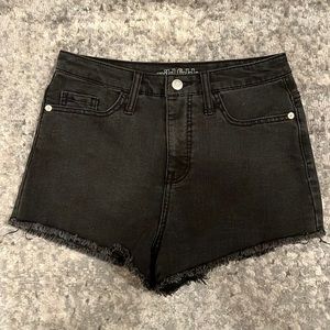 WILD FAVBLE BLACK JEAN SHORTS